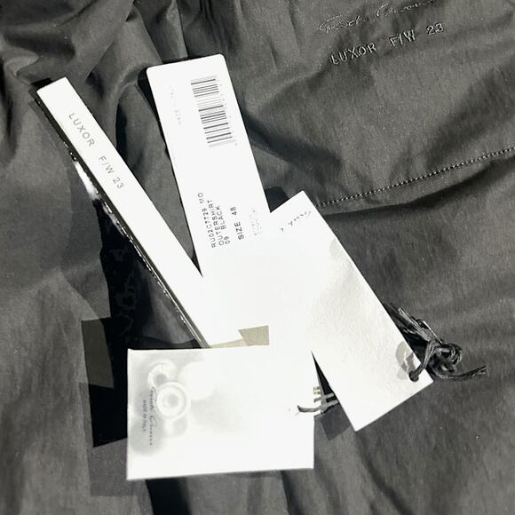 Rick Owens FW23 Luxor snap button back strap shirt - Picture 4 of 8